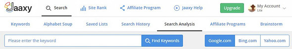 Jaaxy Keyword Research Tool - Keyword Search Analysis Tool