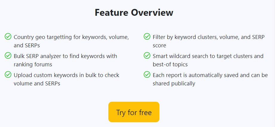 Keyword Chef Review - Feature Overview